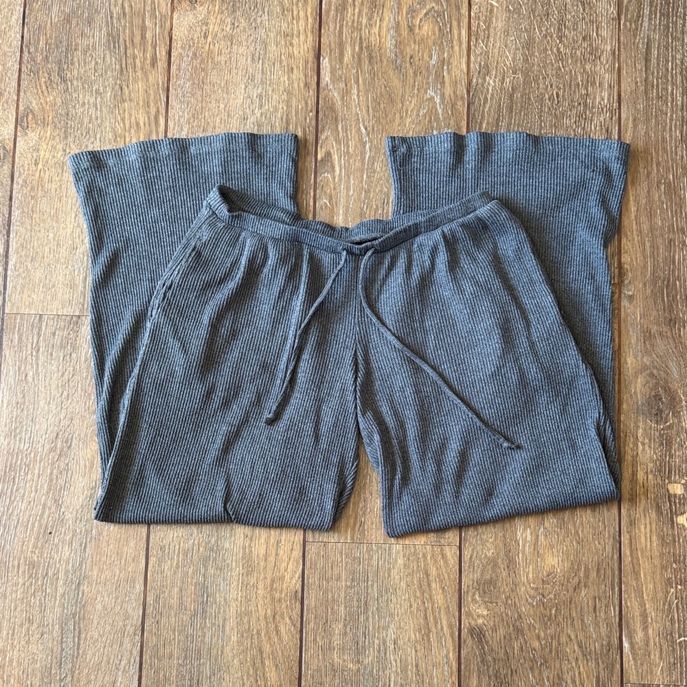 Hollister Charcoal Ribbed Sleepwear